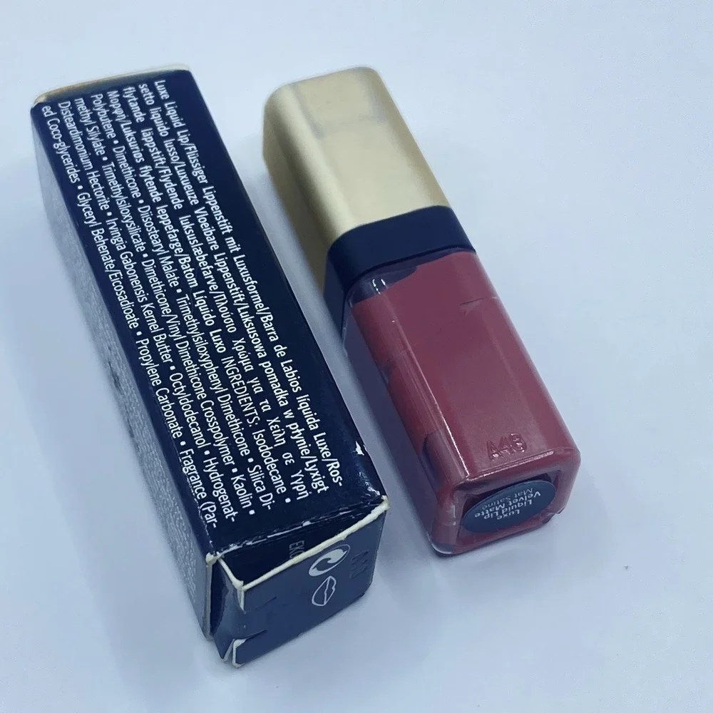 BOBBI BROWN Luxe Liquid Lip Velvet Matte DOUBLE BARE .06 Oz / Travel Size NIB